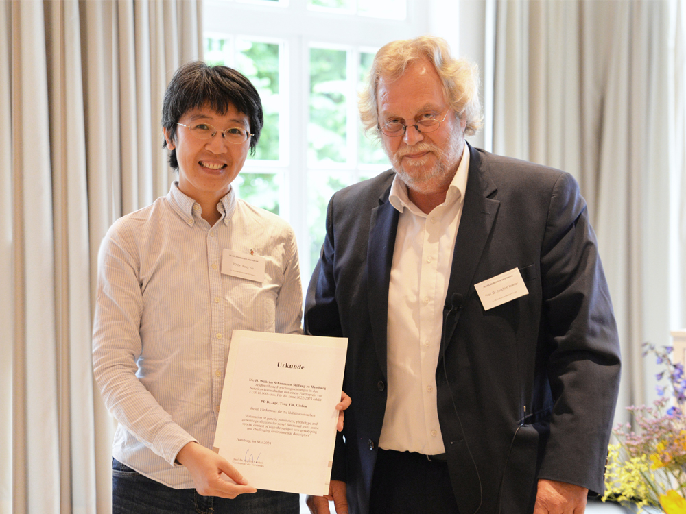 Privatdozentin Dr. Tong Yin und Prof. Krieter Privatdozentin Dr. Tong Yin und Prof. Krieter